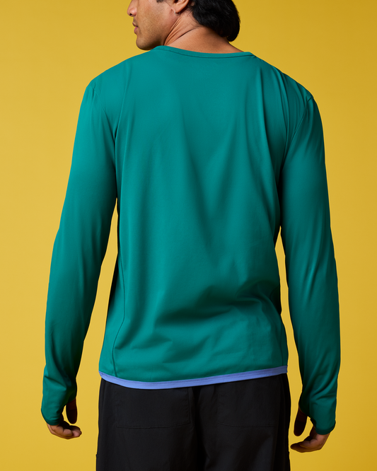 Sombra Long-Sleeve Sun Shirt - Men's - Malachite - US 2752