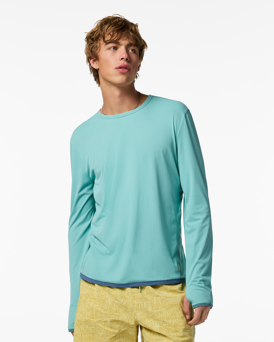 Sombra Long-Sleeve Sun Shirt - Men's - Tide Pool - US 5871