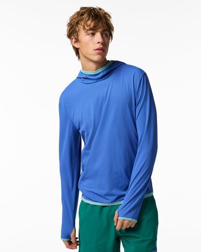 Sombra Sun Hoodie - Men's - Azure - US 0128