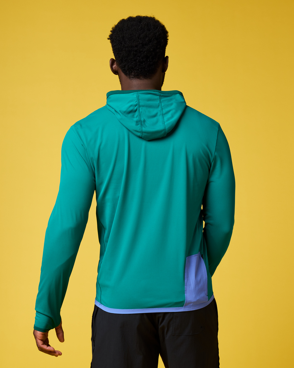 Sombra Sun Hoodie - Men's - Malachite - US 3283