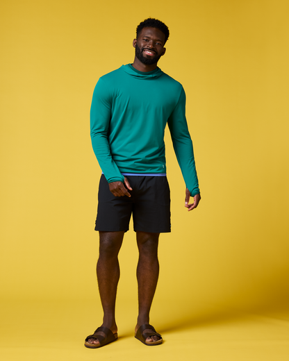 Sombra Sun Hoodie - Men's - Malachite - US 3283