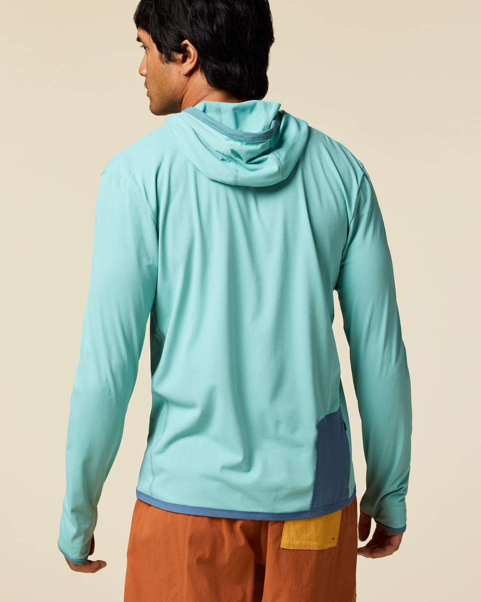 Sombra Sun Hoodie - Men's - Tide Pool - US 9817