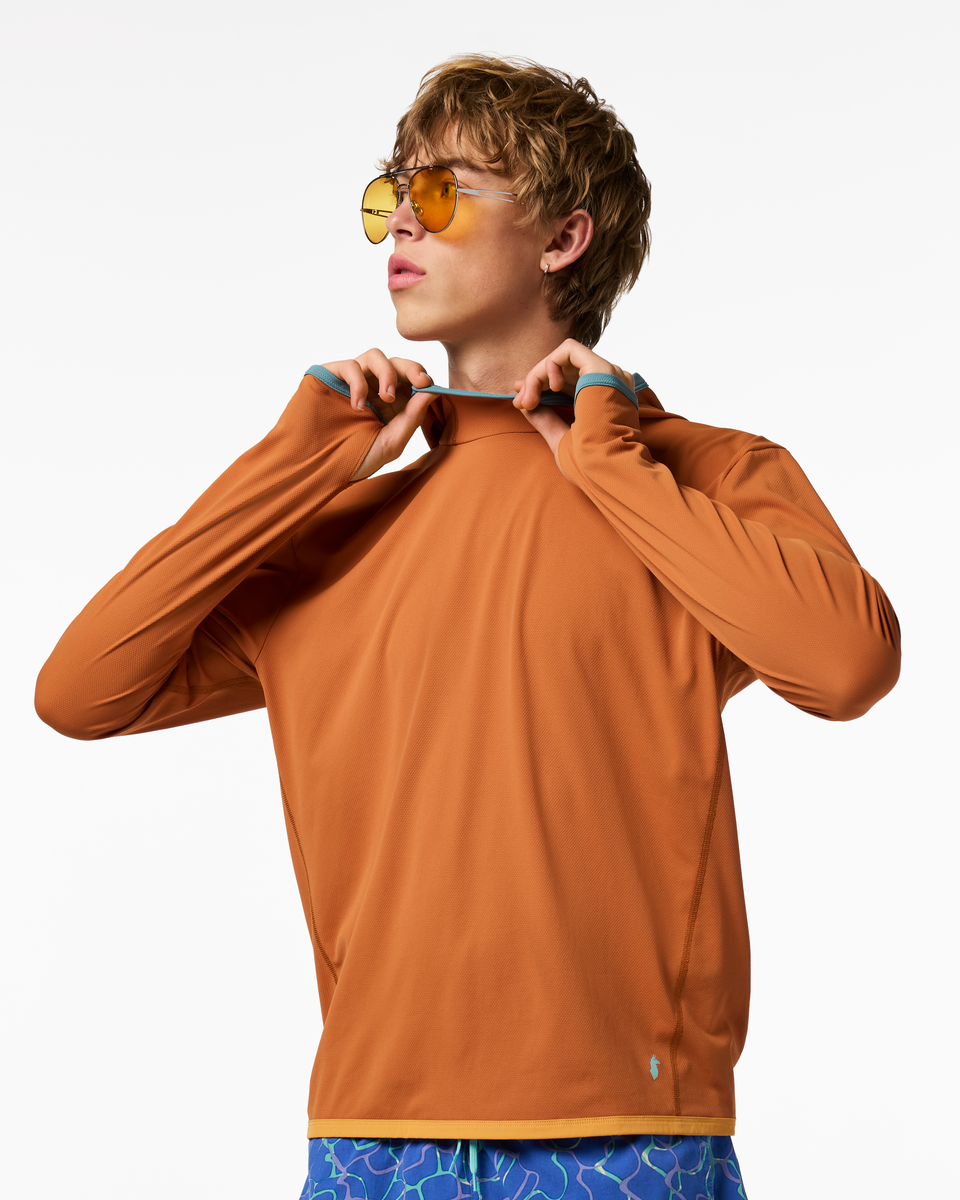 Sombra Sun Hoodie - Men's - Whiskey - US 5006