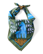 Organic Cotton Bandana - Llama Camp Bandana - US 8215