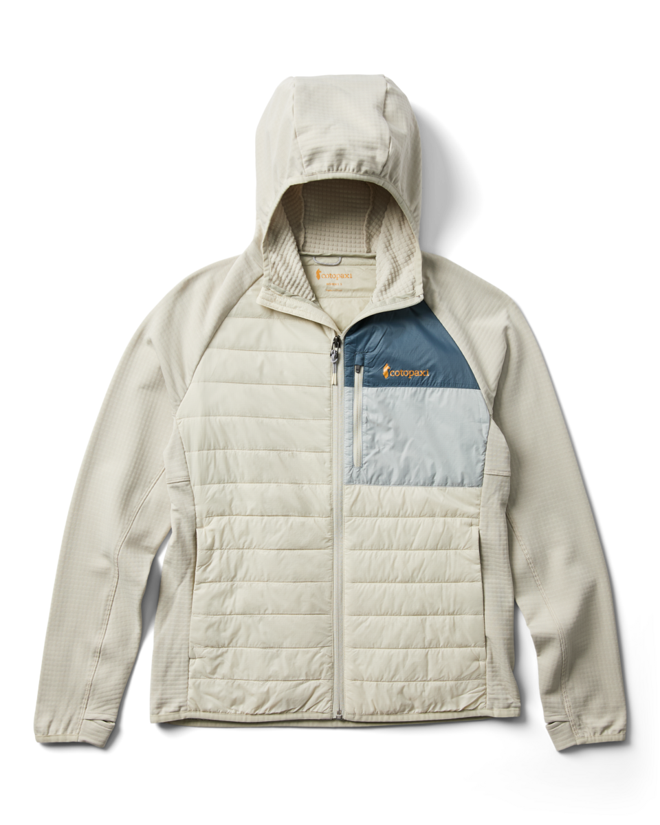 Acodo Hybrid Hooded Jacket - Women's - Chalk/Mineral - US 0599