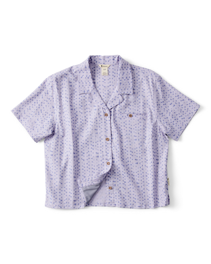 Afuera Button Up Shirt - Print - Women's - Shimmer Aster - US 1719