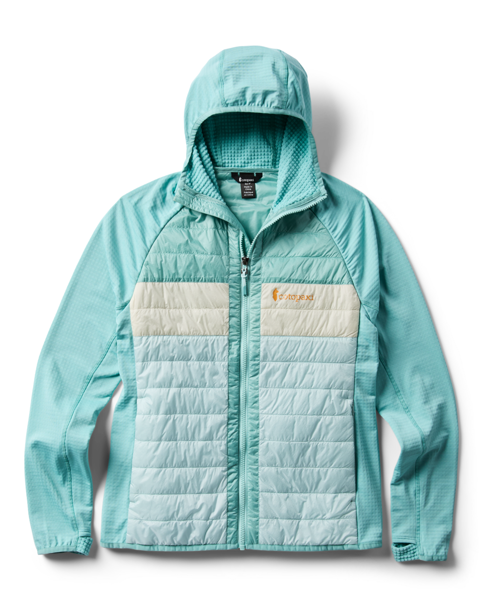 Capa Hybrid Insulated Hooded Jacket - Women's - Tide Pool/Surf - US 0615