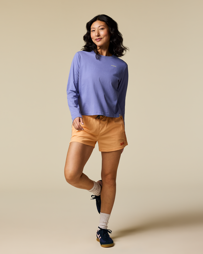 Flower Patch Long-Sleeve T-Shirt - Women's - Aster - US 2798