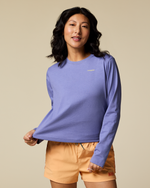 Flower Patch Long-Sleeve T-Shirt - Women's - Aster - US 2798