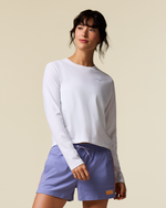 Flower Patch Long-Sleeve T-Shirt - Women's - White - US 6324