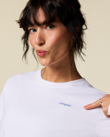 Flower Patch Long-Sleeve T-Shirt - Women's - White - US 6324