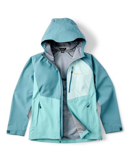 Impermeo 3L Hooded Shell Jacket - Women's - Everglade/Tide Pool - US 9271