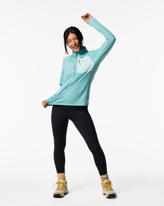 Otero Fleece Half-Zip Pullover - Women's - Tide Pool - US 9614