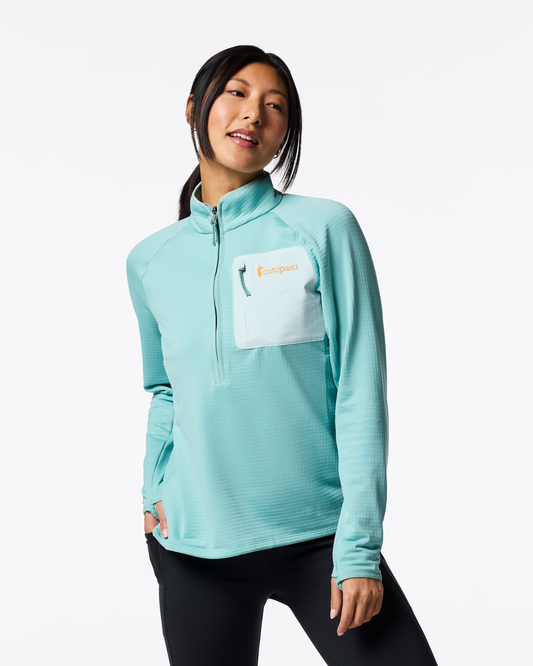 Otero Fleece Half-Zip Pullover - Women's - Tide Pool - US 9614