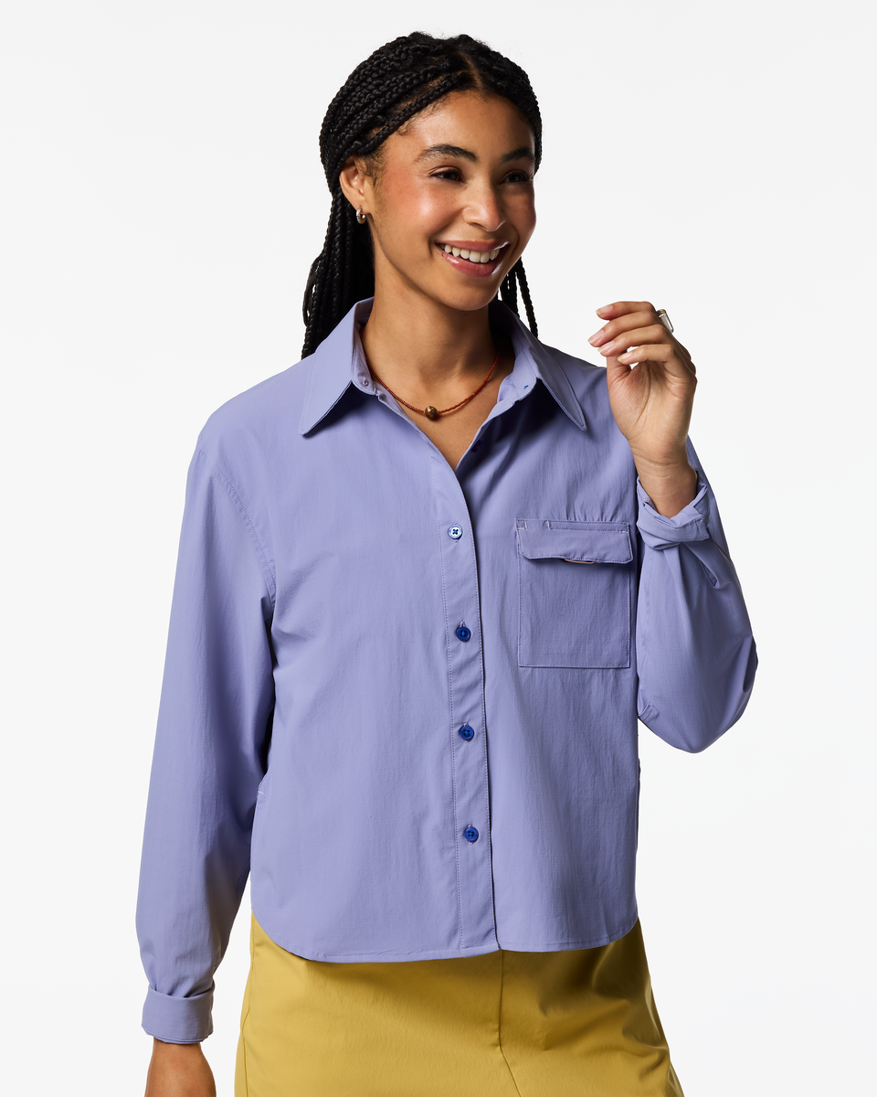 Solta Long-Sleeve Sun Shirt - Women's - Aster - US 5763