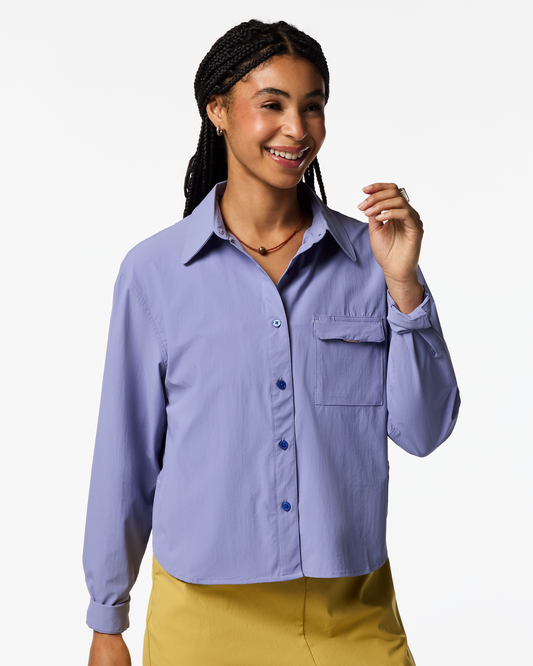 Solta Long-Sleeve Sun Shirt - Women's - Aster - US 5763