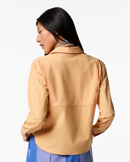 Solta Long-Sleeve Sun Shirt - Women's - Cantaloupe - US 1158
