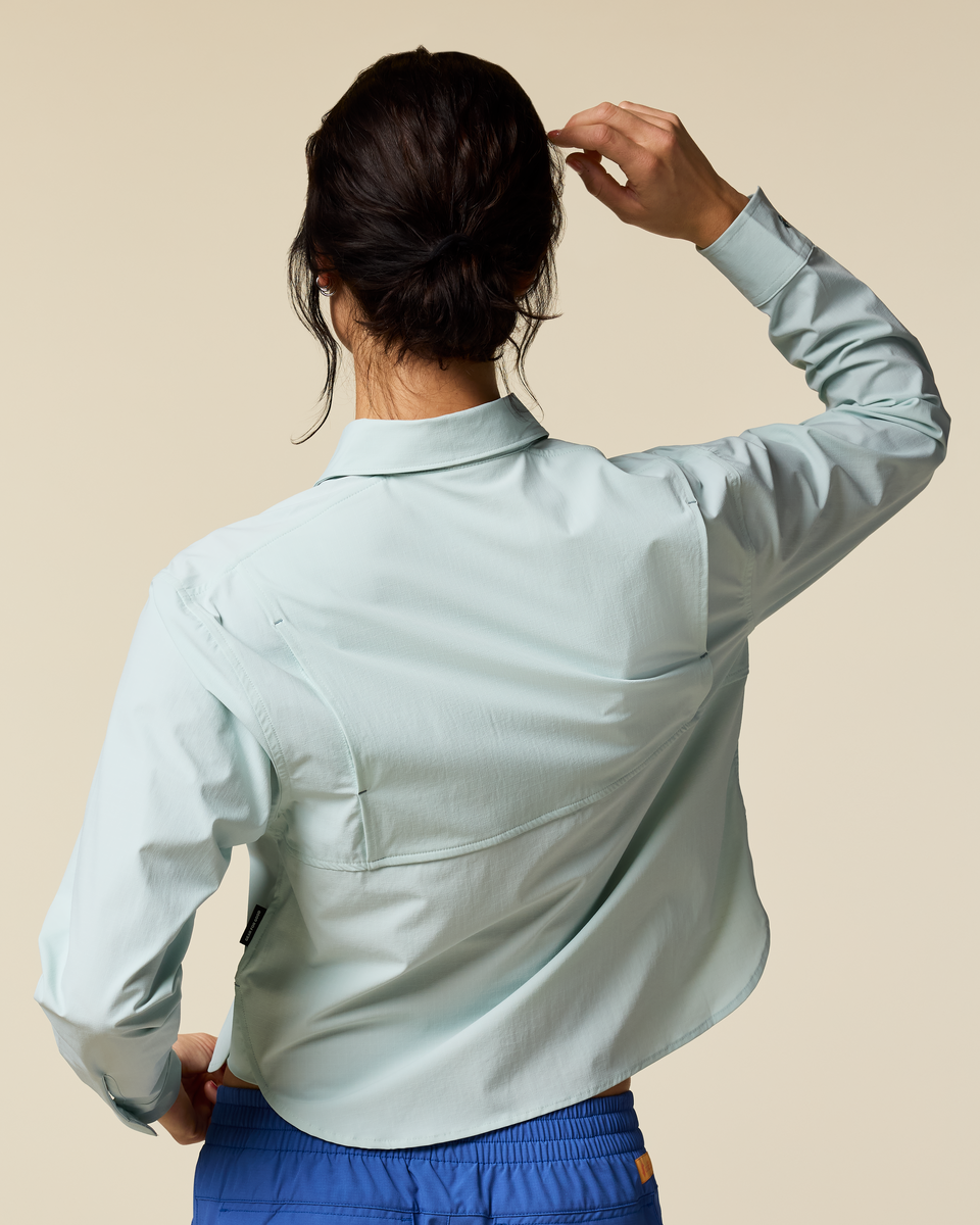 Solta Long-Sleeve Sun Shirt - Women's - Surf - US 6649