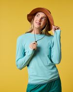 Sombra Long-Sleeve Sun Shirt - Women's - Tide Pool - US 3538