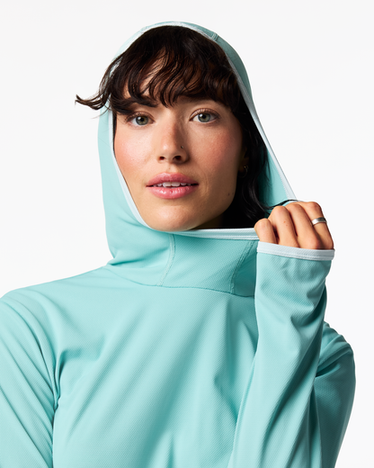 Sombra Sun Hoodie - Women's - Tide Pool - US 0146