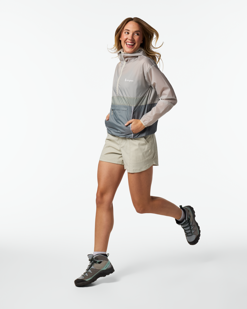 Teca Half-Zip Windbreaker - Women's - Looks Like Rain - US 4727
