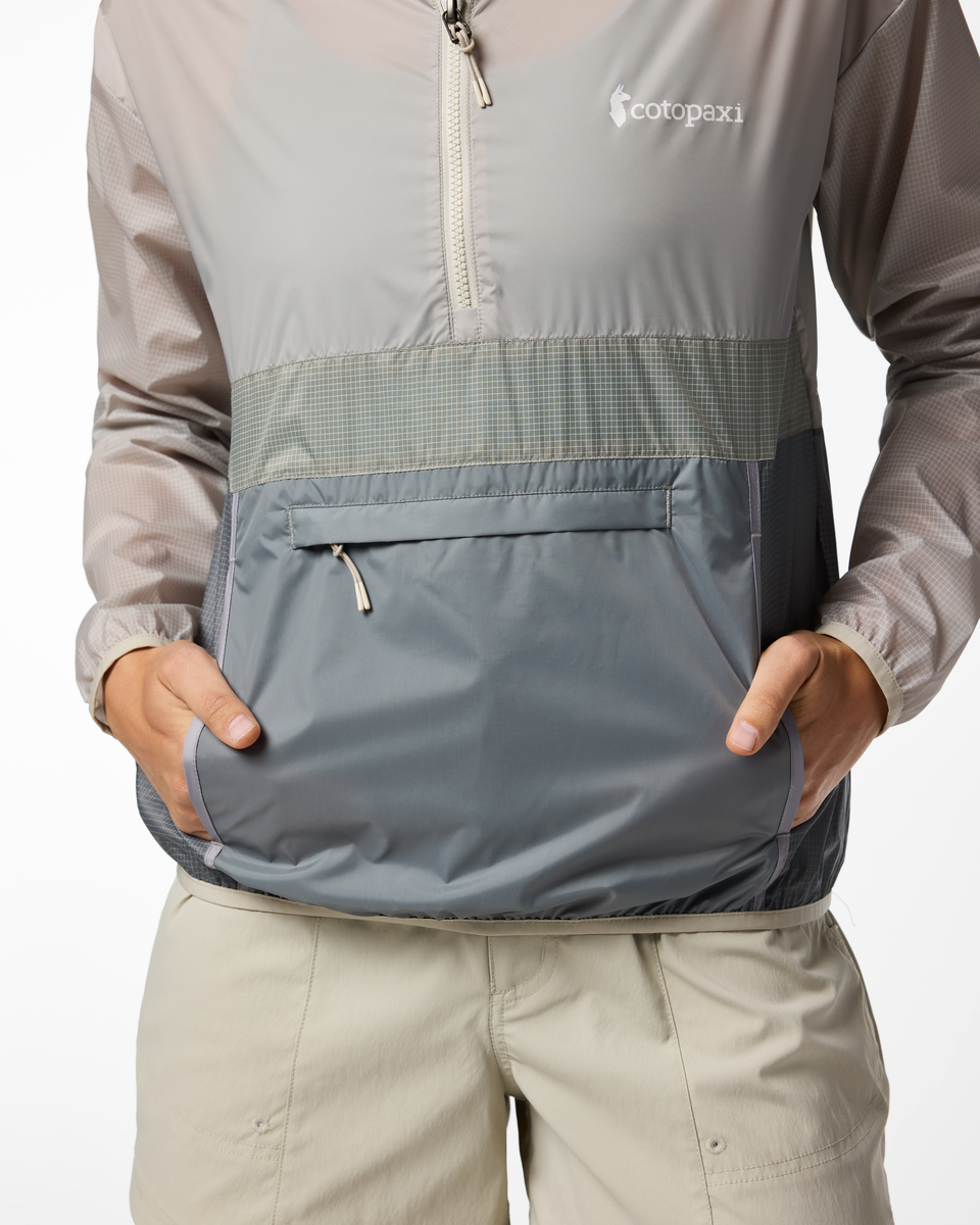 Teca Half-Zip Windbreaker - Women's - Looks Like Rain - US 4727