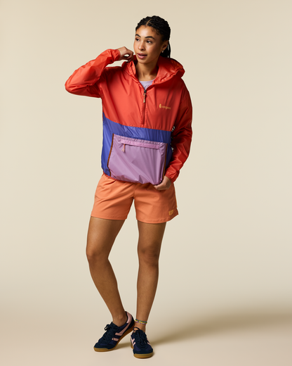 Teca Half-Zip Windbreaker - Women's - Smell the Begonias - US 4901