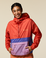 Teca Half-Zip Windbreaker - Women's - Smell the Begonias - US 4901