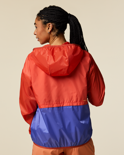 Teca Half-Zip Windbreaker - Women's - Smell the Begonias - US 4901